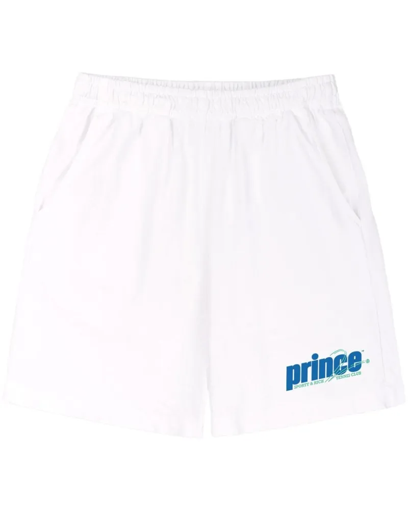 SPORTY & RICH Rebound Joggingshorts - Weiß Weiß
