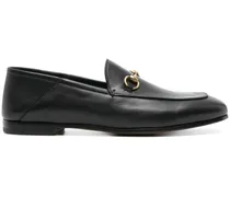Loafer mit Horsebit-Detail - Schwarz