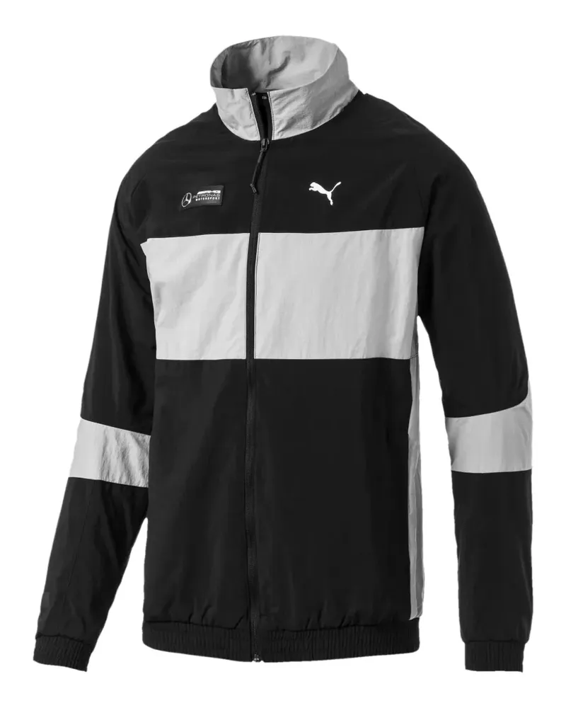 Puma Jacke mit Reißverschluss - Schwarz Schwarz