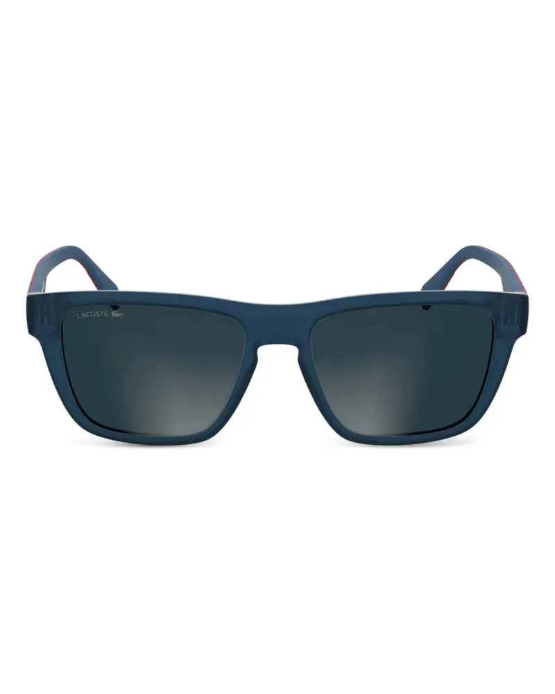 Lacoste Sonnenbrille mit Logo-Print - Blau Blau
