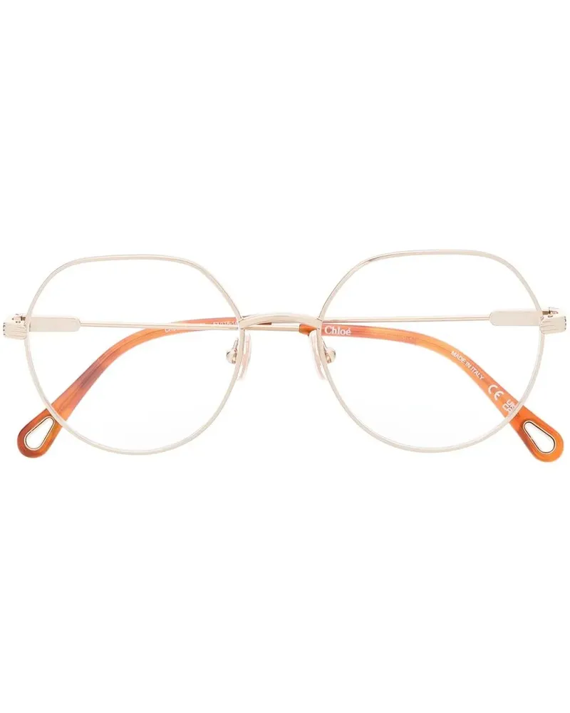 Chloé Brille mit rundem Gestell - Gold Gold