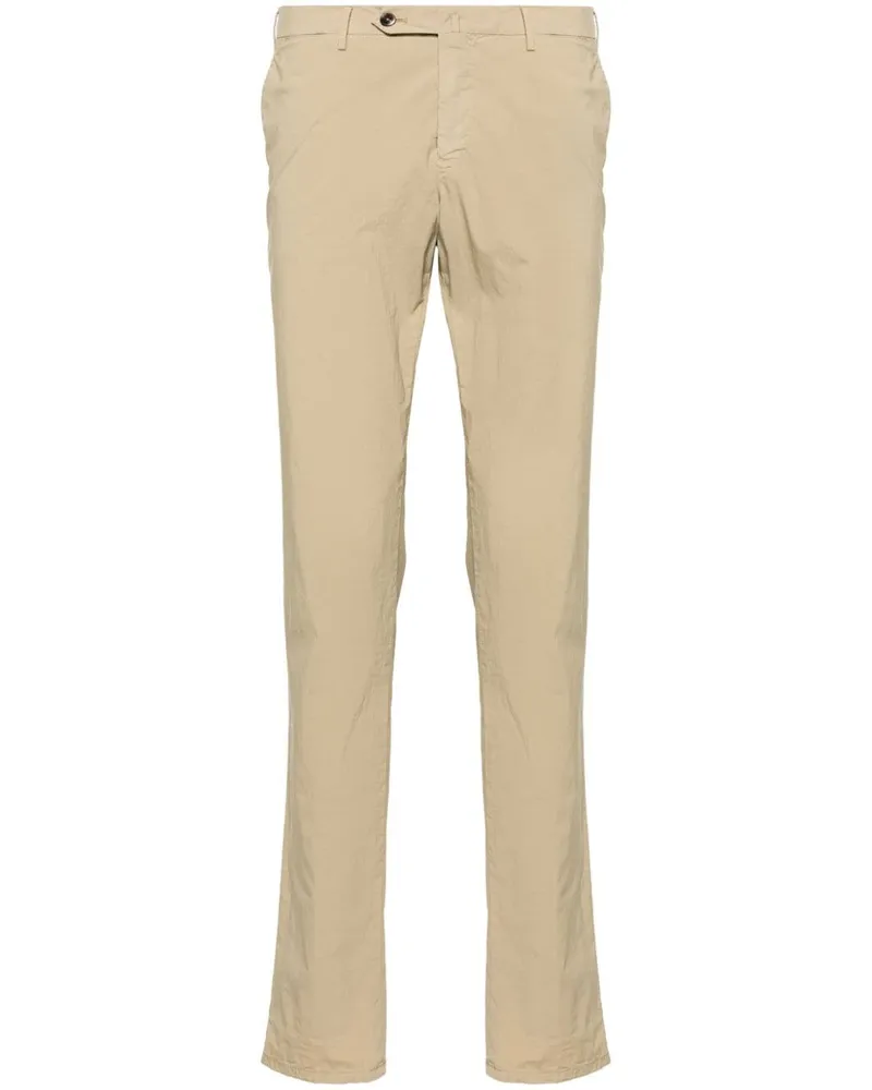 PT TORINO Halbhohe Slim-Fit-Hose - Nude Nude