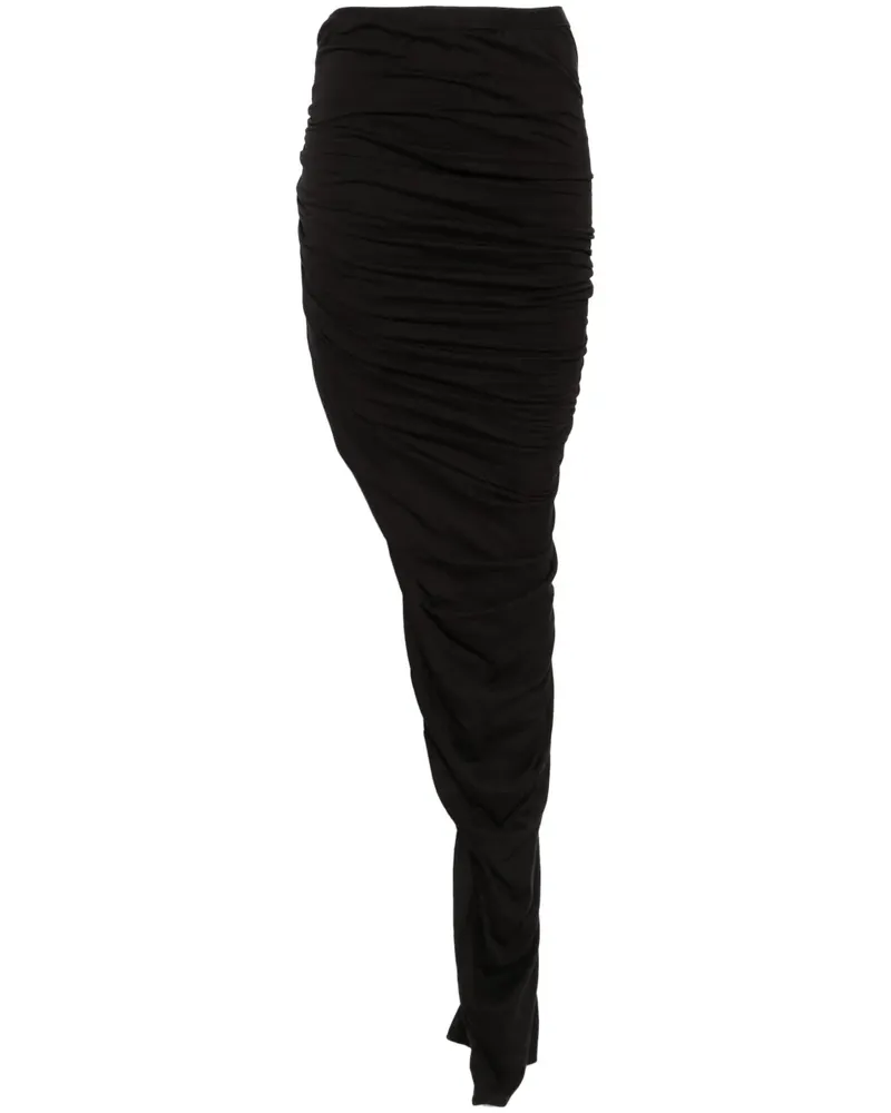 DRKSHDW by Rick Owens Soft Edfu Maxirock - Schwarz Schwarz