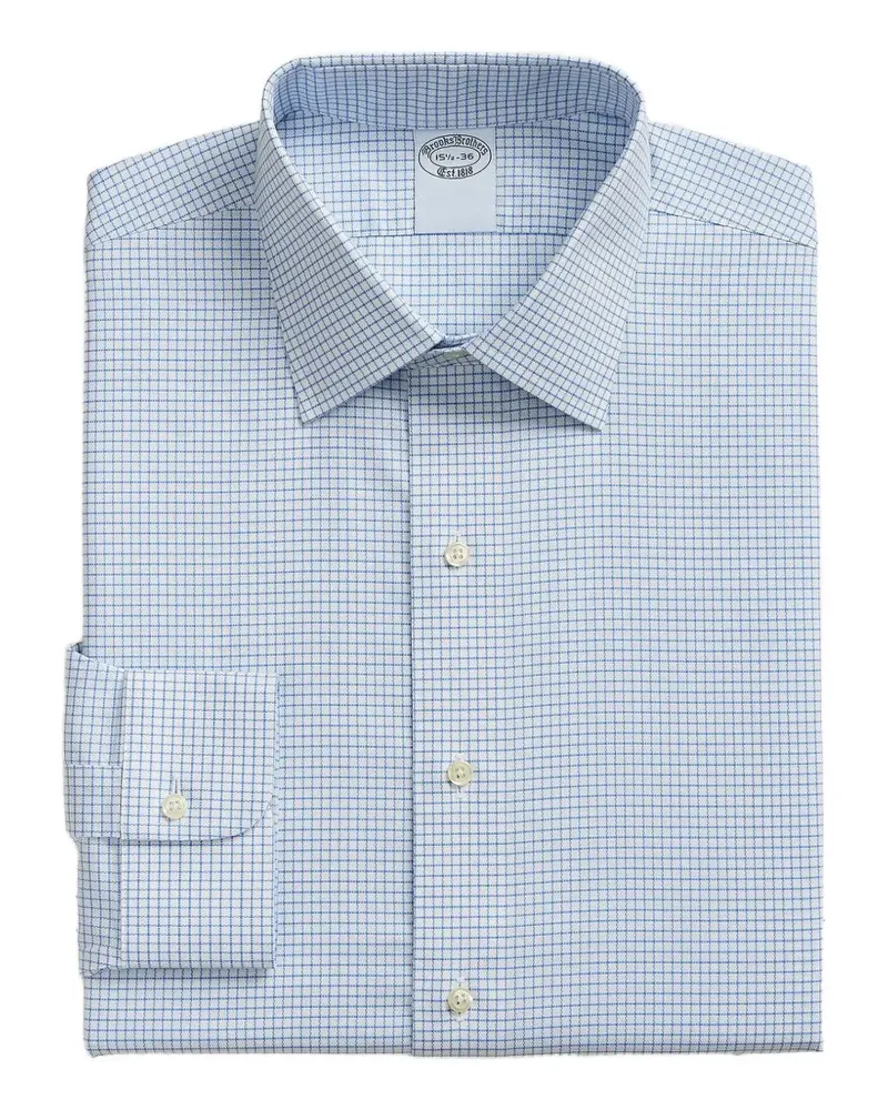 Brooks Brothers Hemd mit Karomuster - Blau Blau