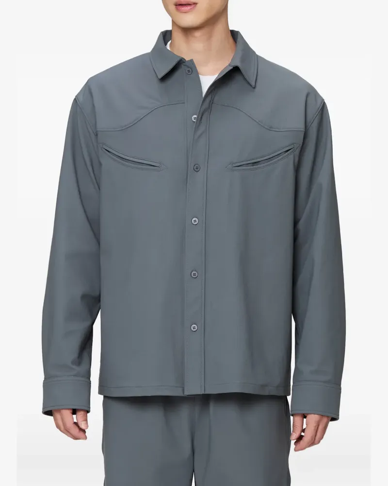 OFF DUTY chest-pocket western shirt - Schwarz Schwarz