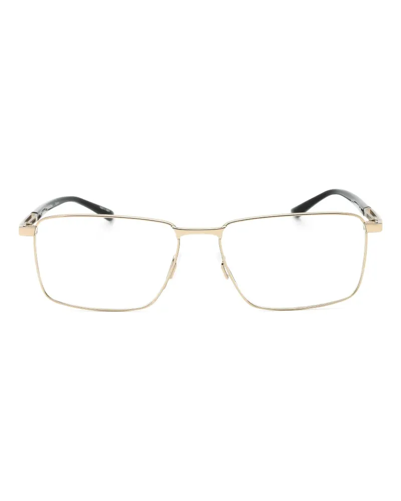 Porsche Design Brille mit eckigem Gestell - Gold Gold