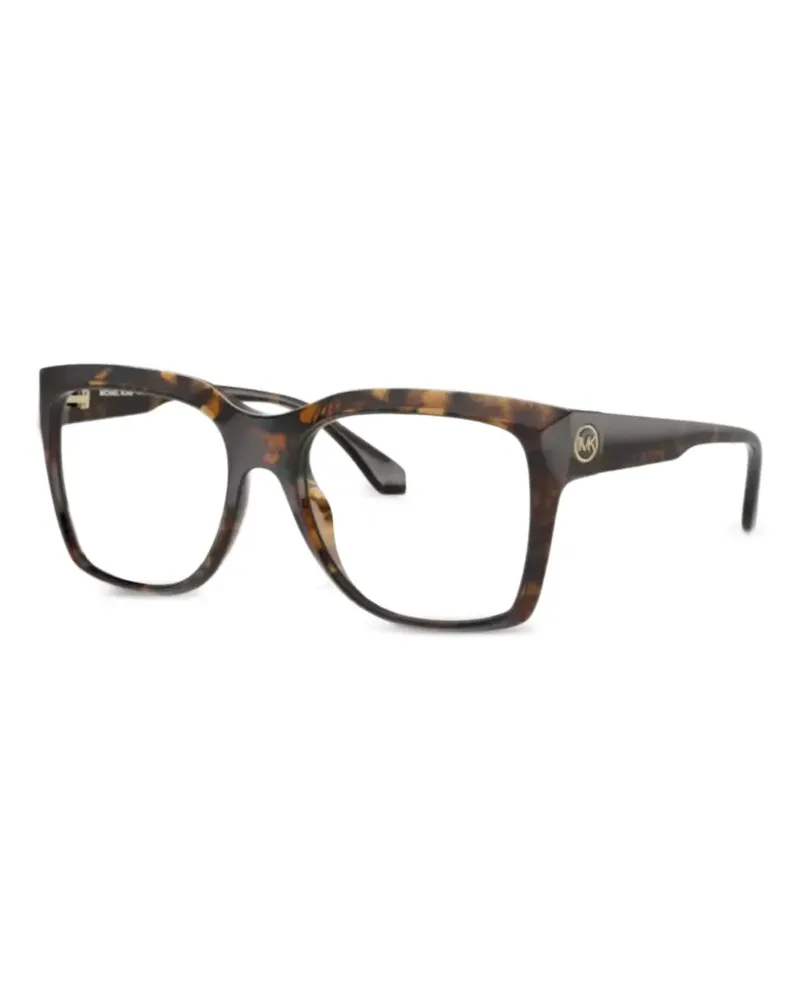 Michael Kors Brille mit geometrischem Gestell - Braun Braun