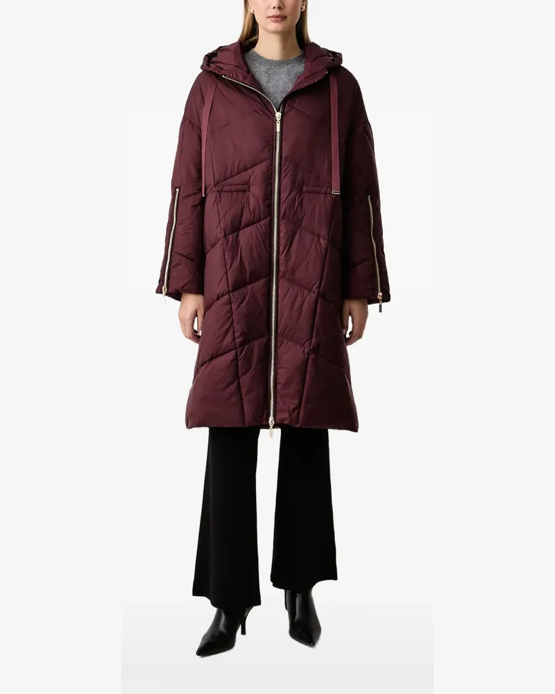Twin-Set quilted hooded jacket - Rot Rot