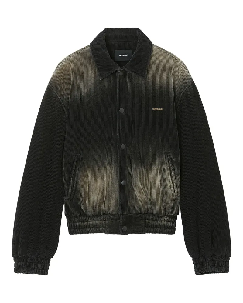 WE 11 DONE corduroy jacket - Schwarz Schwarz