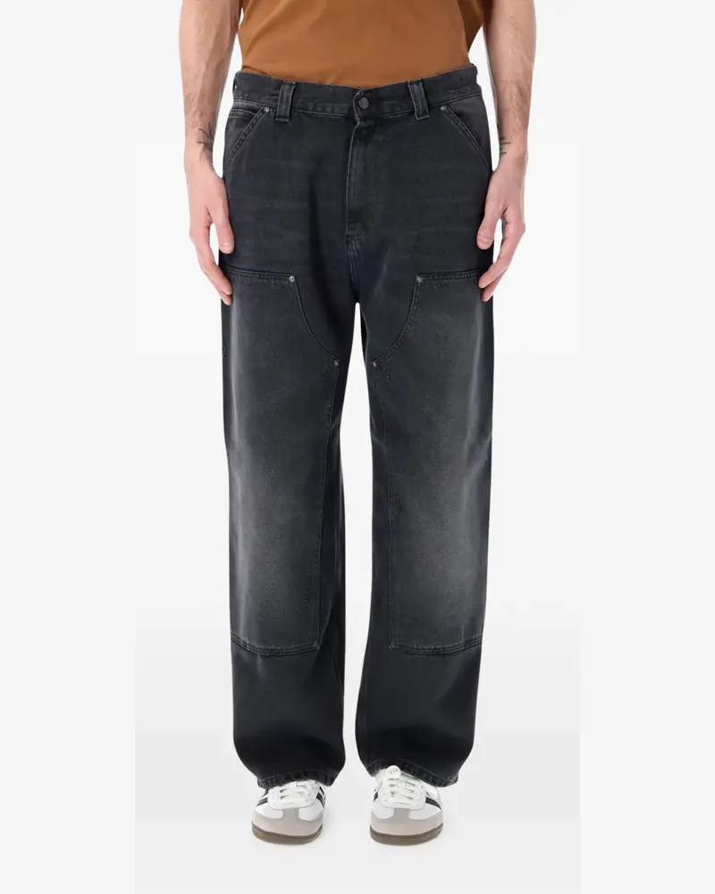 Carhartt WIP OG Double Knee Jeans mit Einsätzen - Schwarz Schwarz