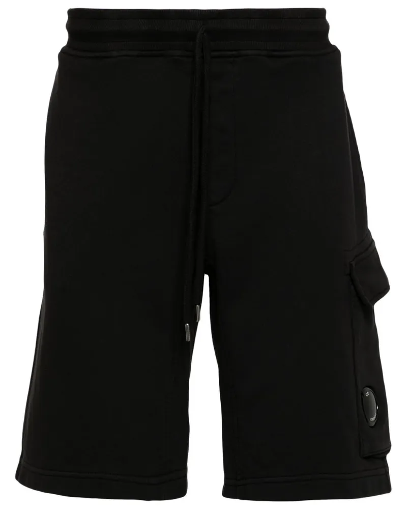 C.P. Company Diagonal Joggingshorts - Schwarz Schwarz