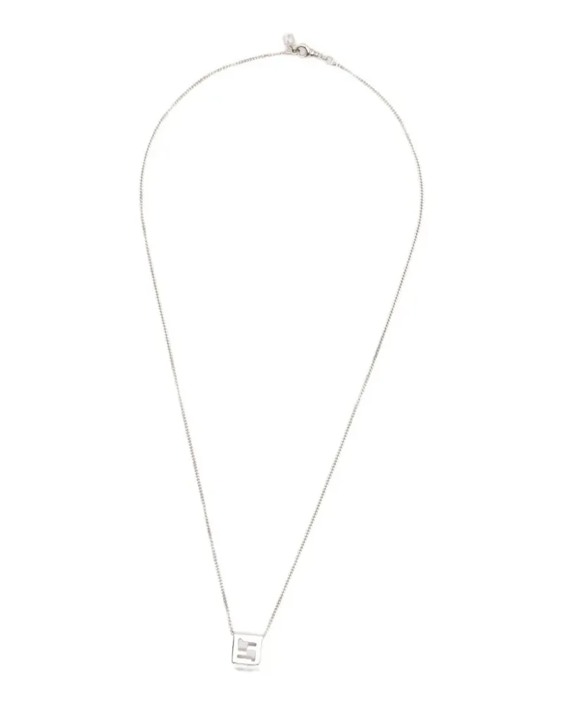 Fendi FF motif necklace - Silber Silber