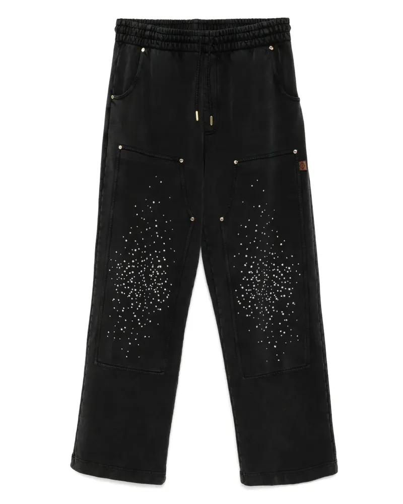 Casablanca Paris La Premonition Hose mit Kristallen - Schwarz Schwarz
