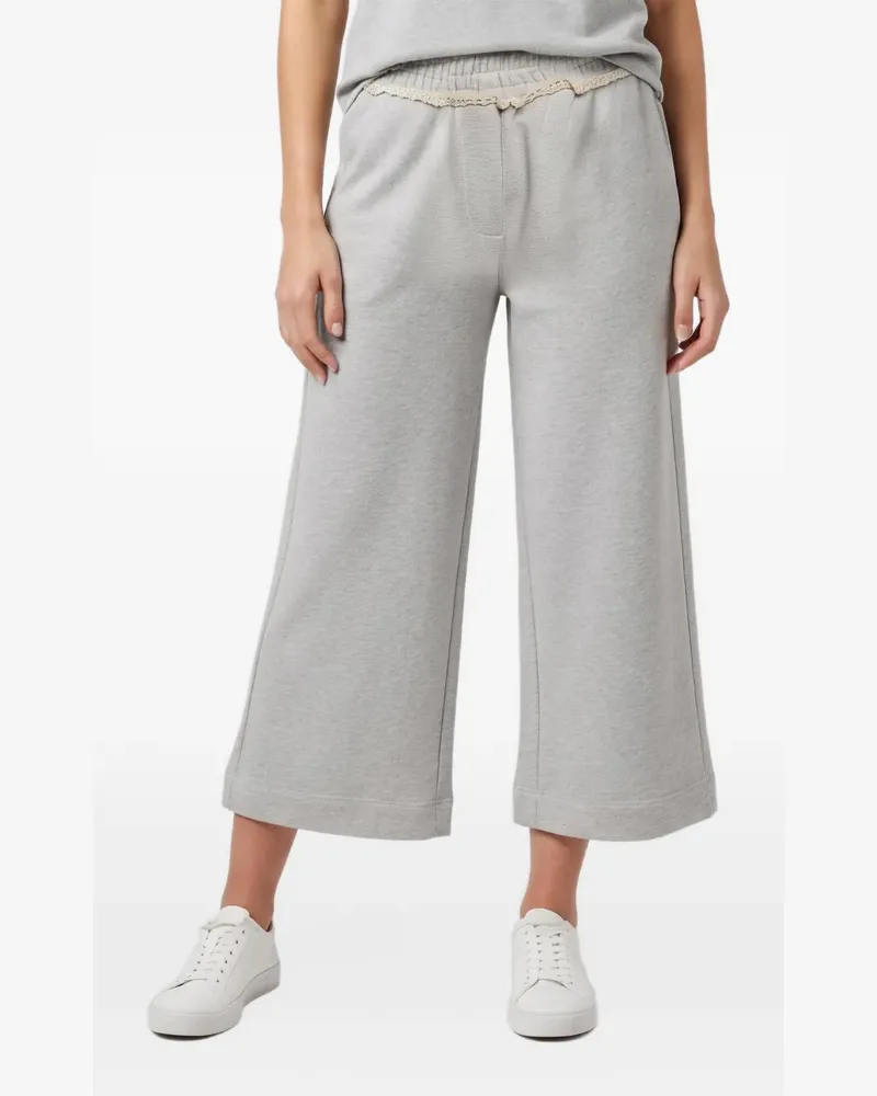 Magda Butrym lace-detail track pants - Grau Grau