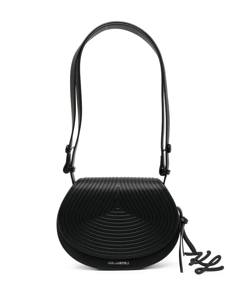 Karl Lagerfeld saddle bag - Schwarz Schwarz