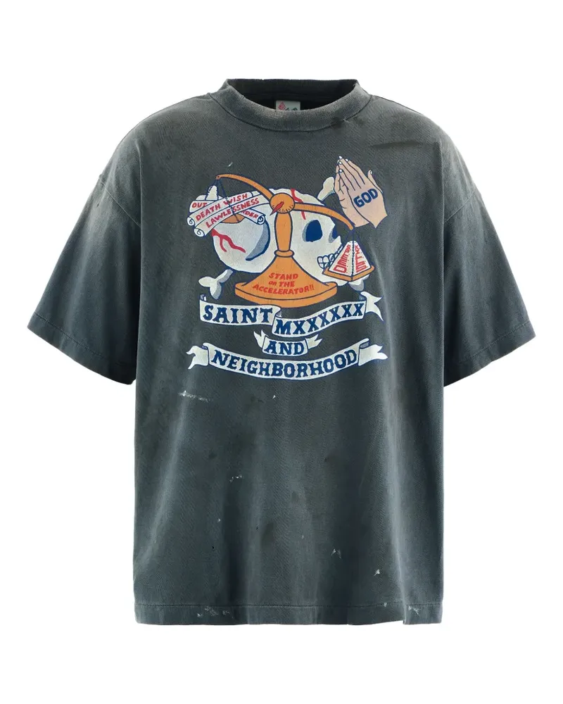 Neighborhood Klassisches T-Shirt - Schwarz Schwarz