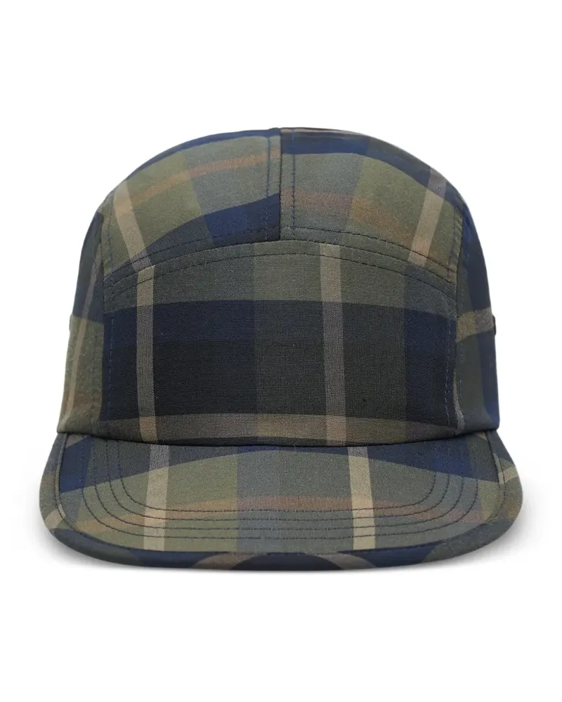 Comme des Garçons Karierte Baseballkappe - Grün Grün