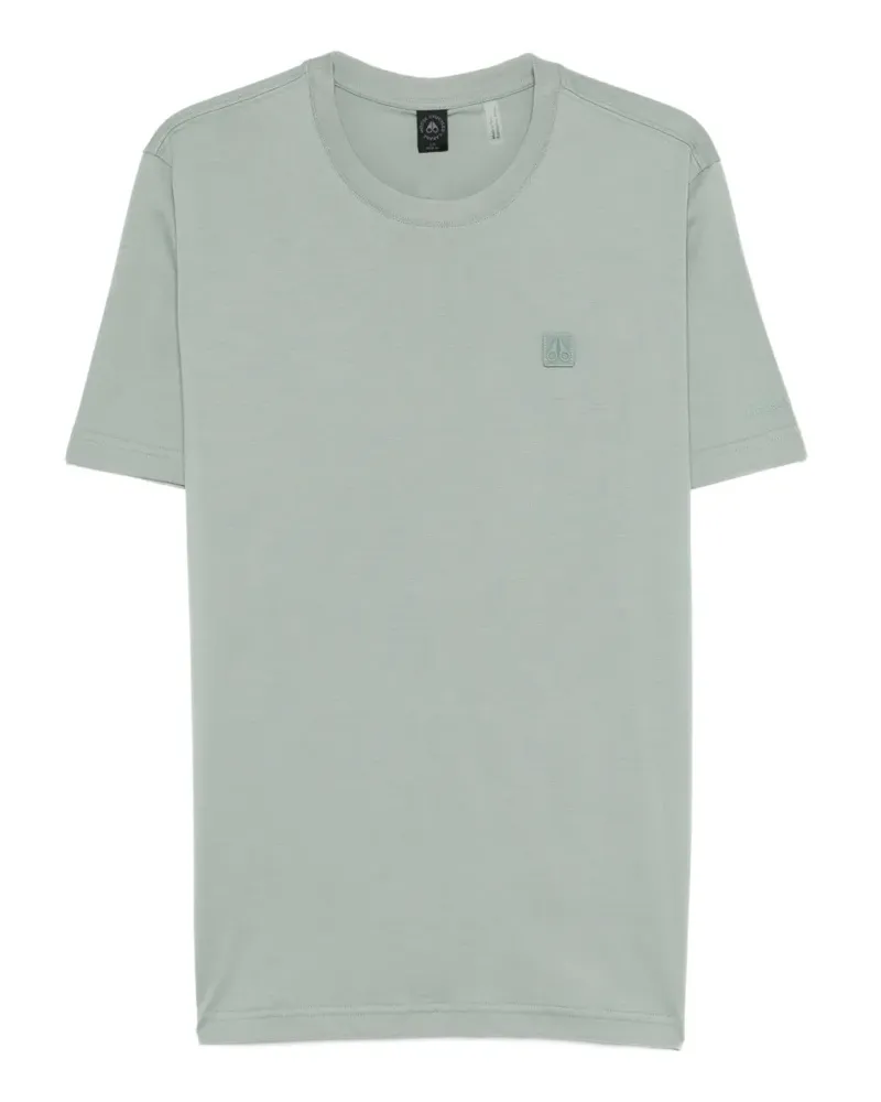 Moose Knuckles Duluth logo T-shirt - Grün Grün