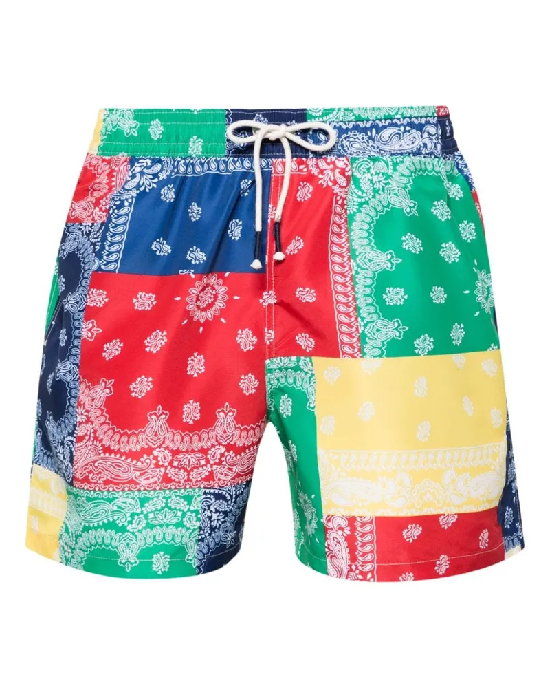 Ralph Lauren Badeshorts mit Bandana-Print - Blau Blau