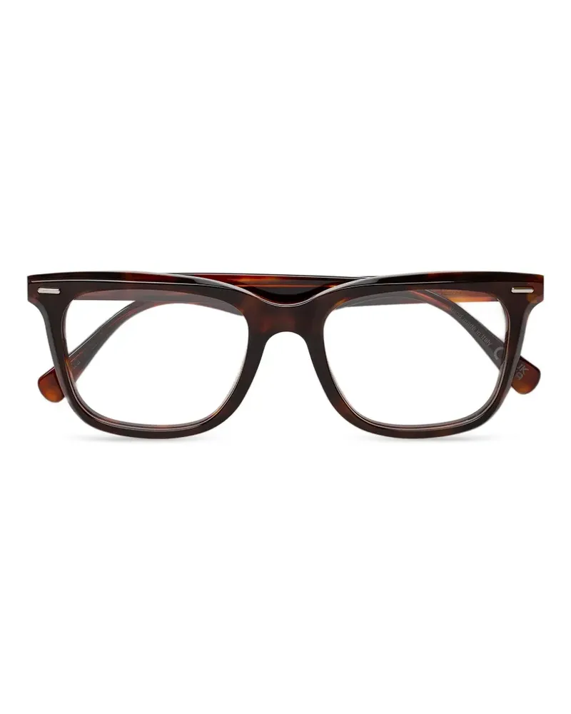 Marni Eckige Brille in Schildpattoptik - Braun Braun