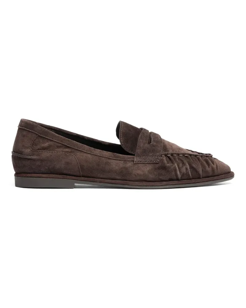 ash Geraffte Babe Bis Loafer aus Wildleder - Braun Braun