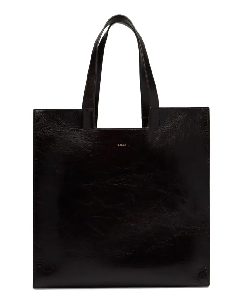 Bally Tote Bag mit geometrischer Form - Braun Braun