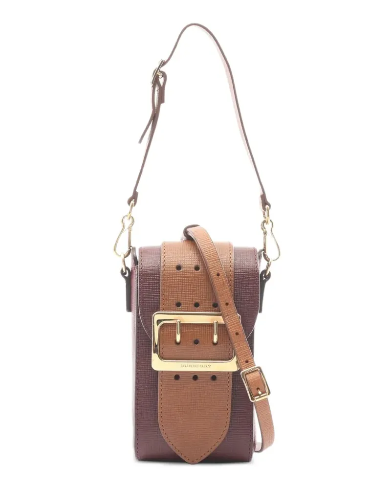 Burberry 2010s Mini-Tasche mit Schnallendetail - Rot Rot
