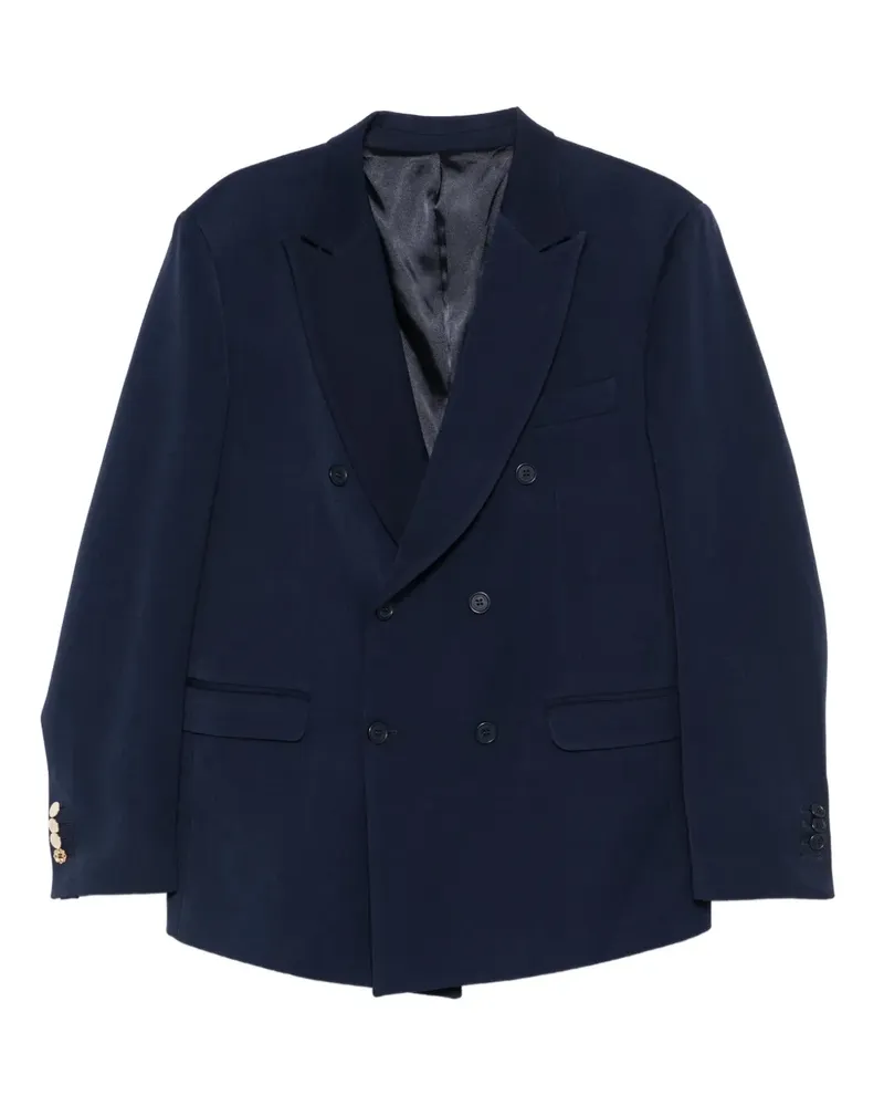 Family First Doppelreihiges Sakko - Blau Blau
