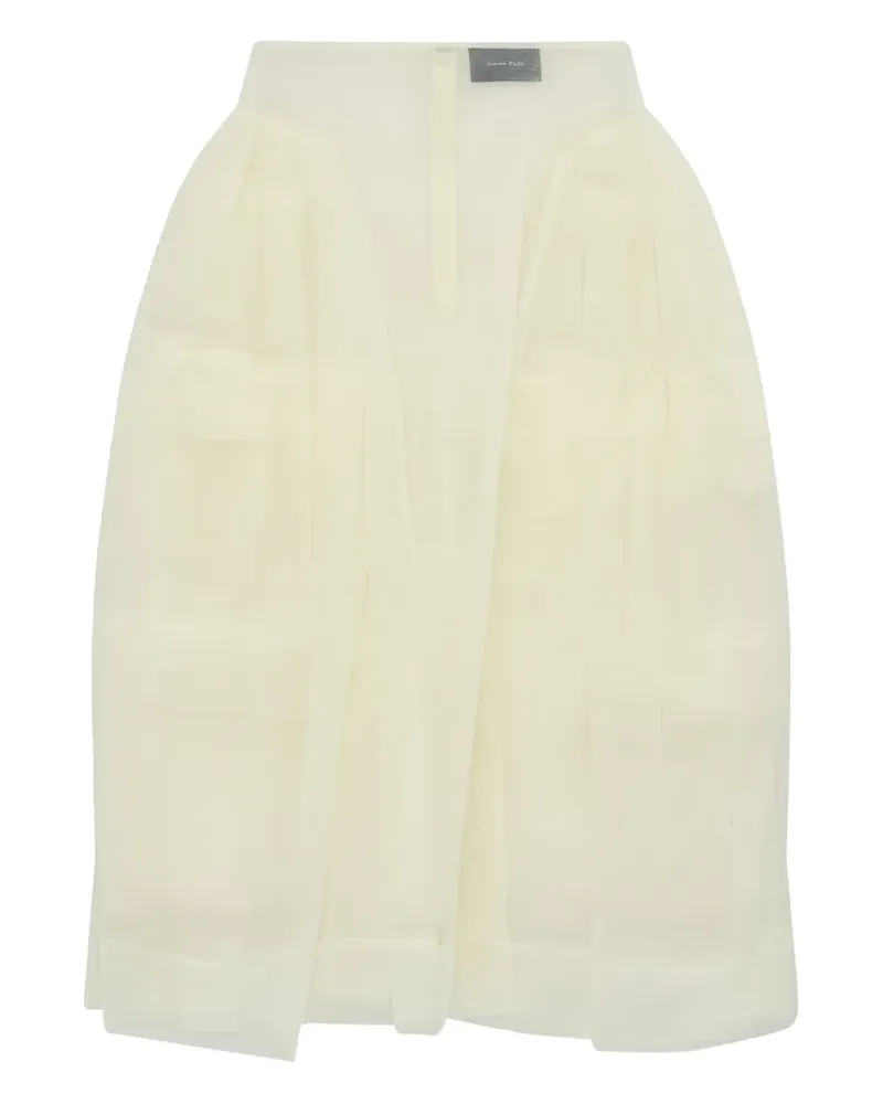 Simone Rocha strukturierter Rock - Nude Nude