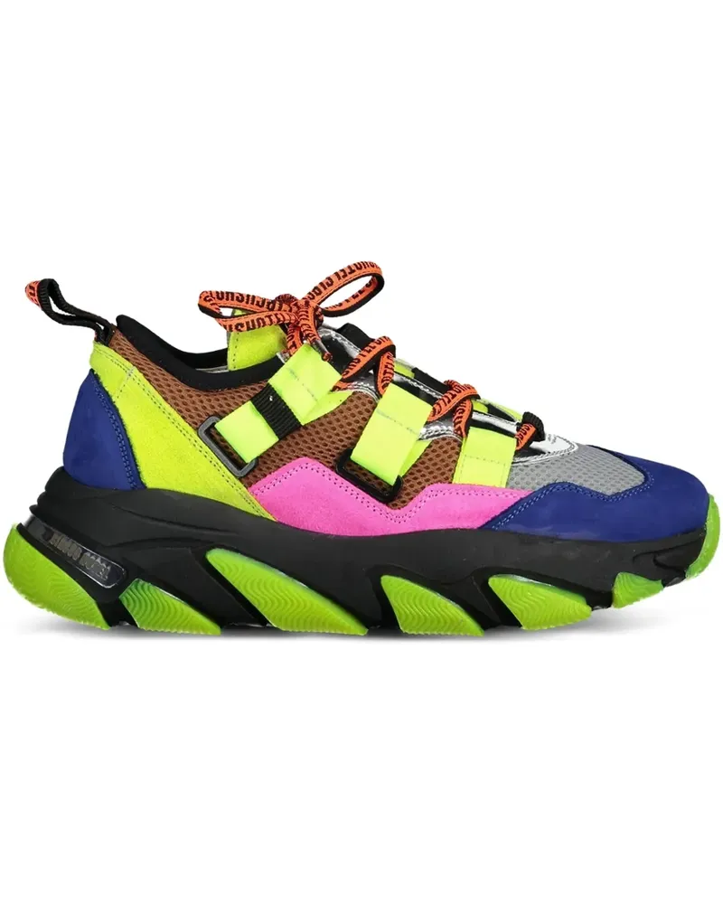 Circus Hotel Sneakers in Colour-Block-Optik - Grün Grün
