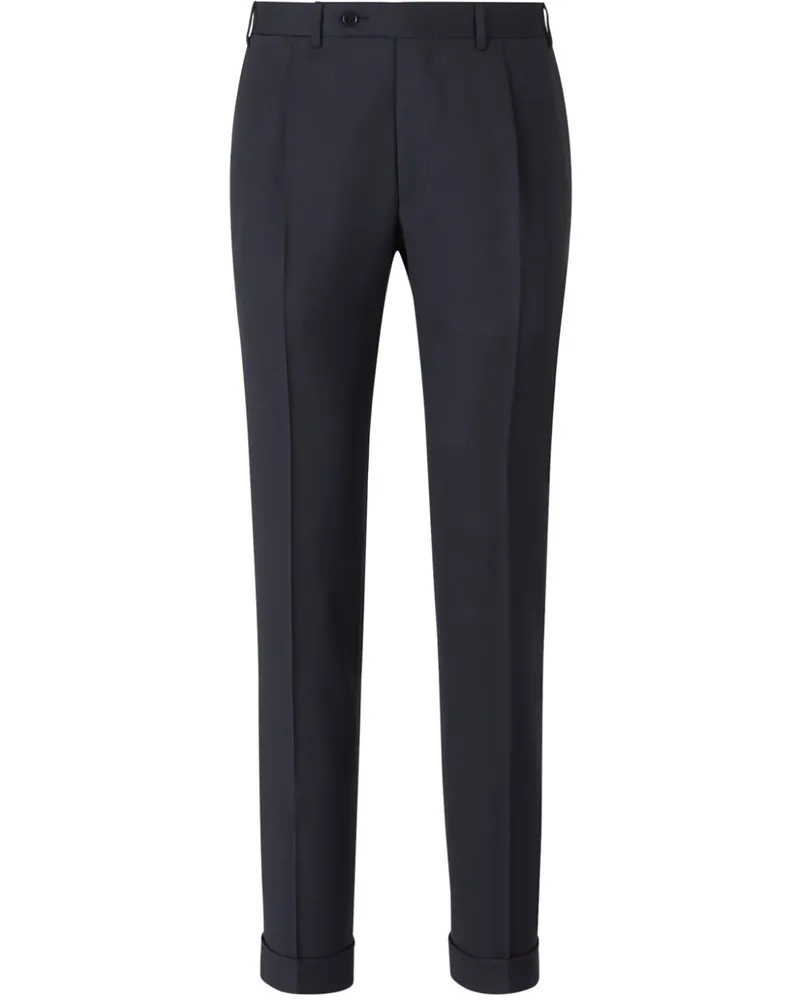Canali Klassische Hose - Blau Blau