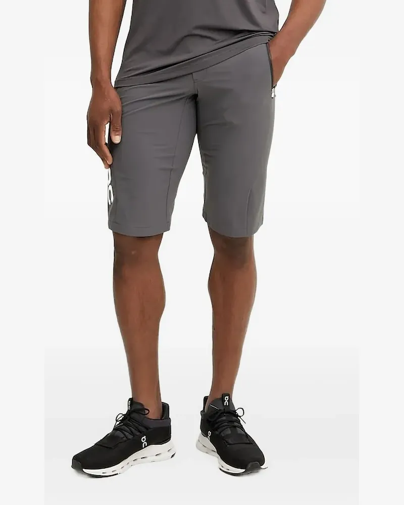 POC Shorts mit Logo-Schild - Grau Grau