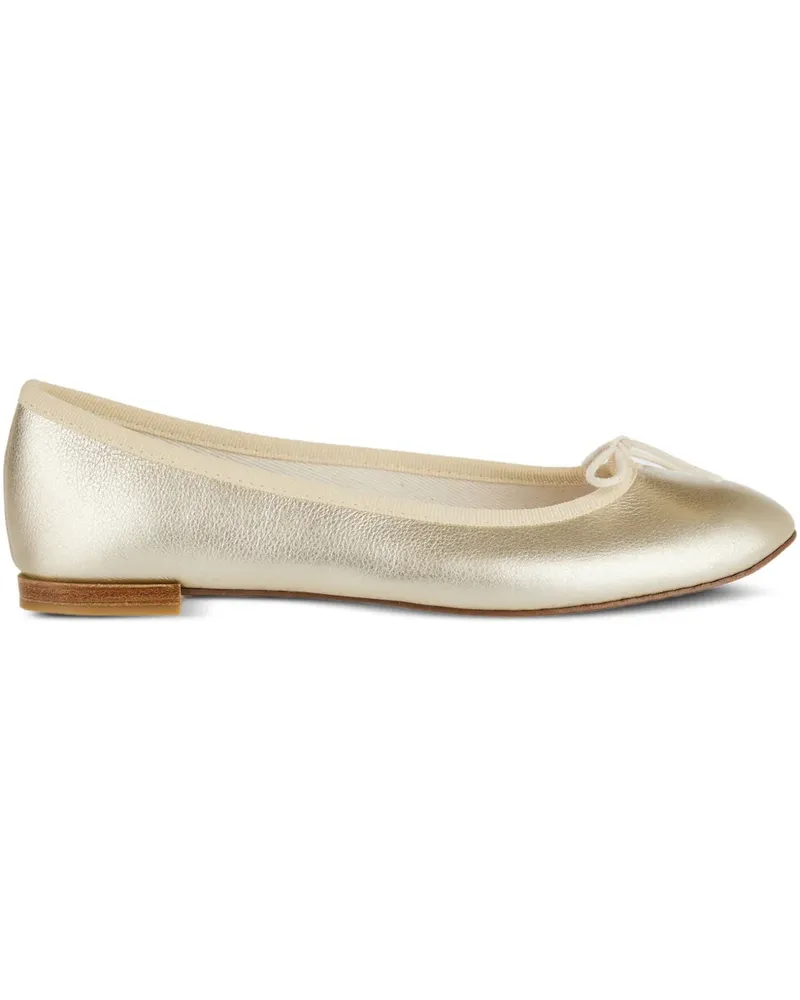 Repetto Cendrillon Ballerinas im Metallic-Look - Nude Nude