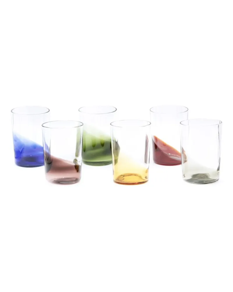 Venini Pezzente glasses (set of six) - Nude Nude