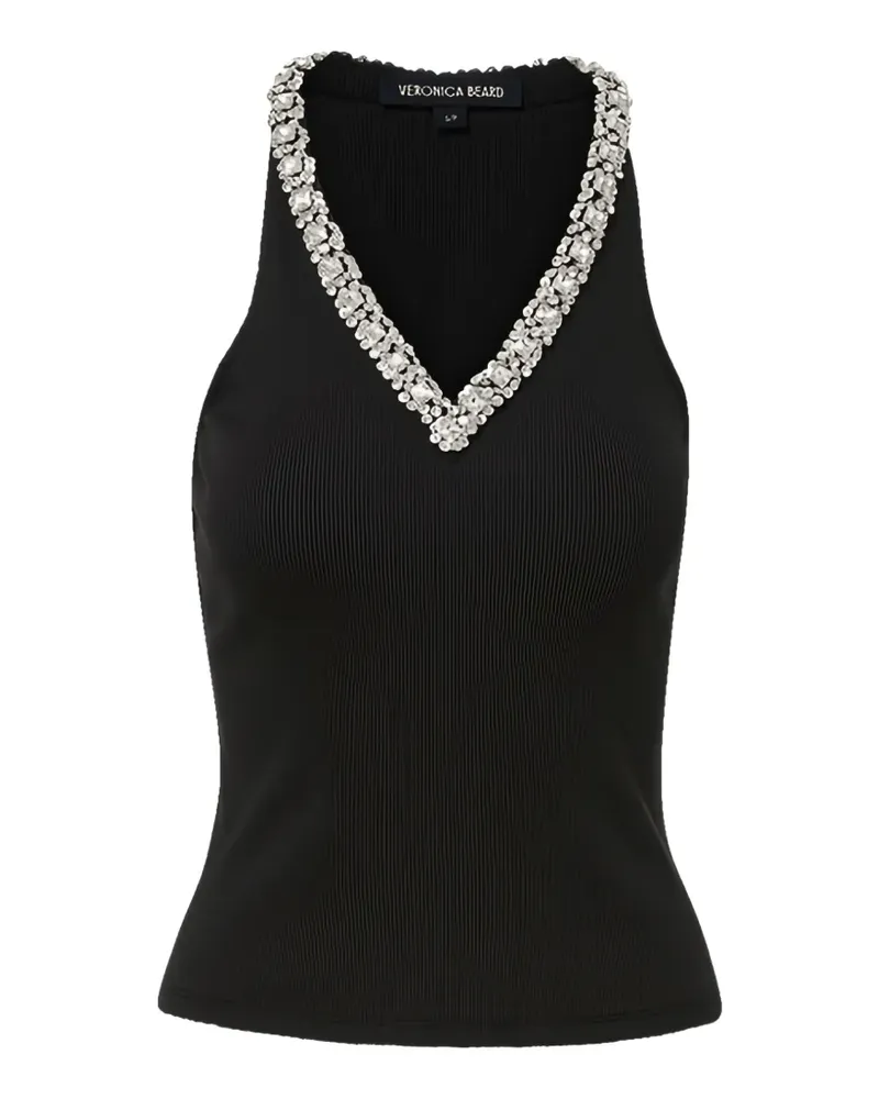 Veronica Beard Ayres Oberteil mit V-Ausschnitt - Schwarz Schwarz