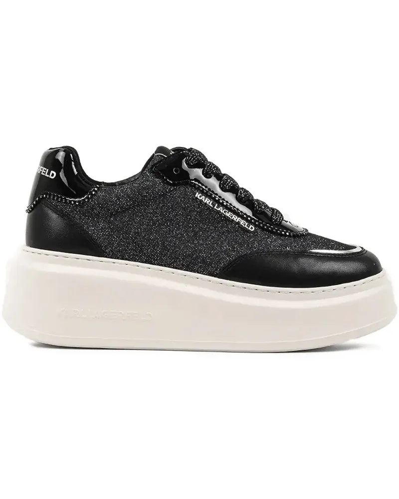 Karl Lagerfeld ANAKAPRI platform lace-up sneakers - Schwarz Schwarz
