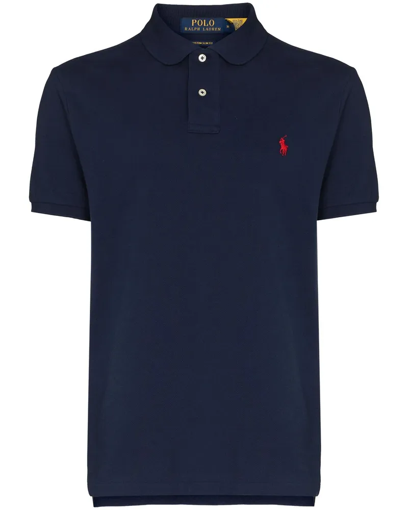 Ralph Lauren Poloshirt mit Pony-Logo - Blau Blau