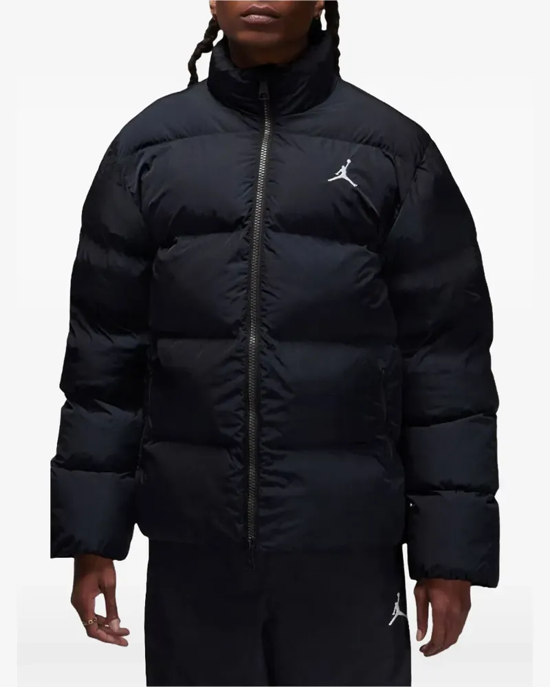 Jordan logo-detail puffer jacket - Schwarz Schwarz