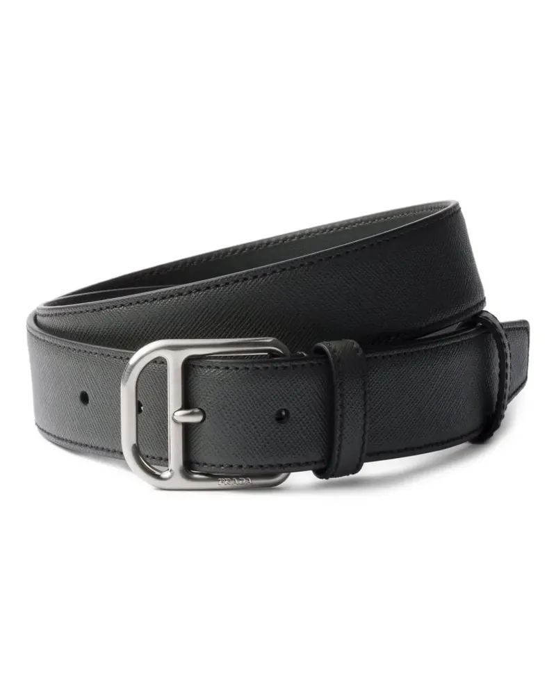 Prada Gürtel aus Saffiano-Leder - Grau Grau