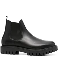 Tommy Hilfiger Chelsea-Boots mit runder Kappe Schwarz