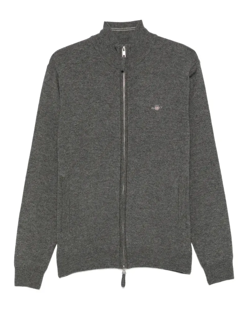 Gant Cardigan mit Reißverschluss - Grau Grau