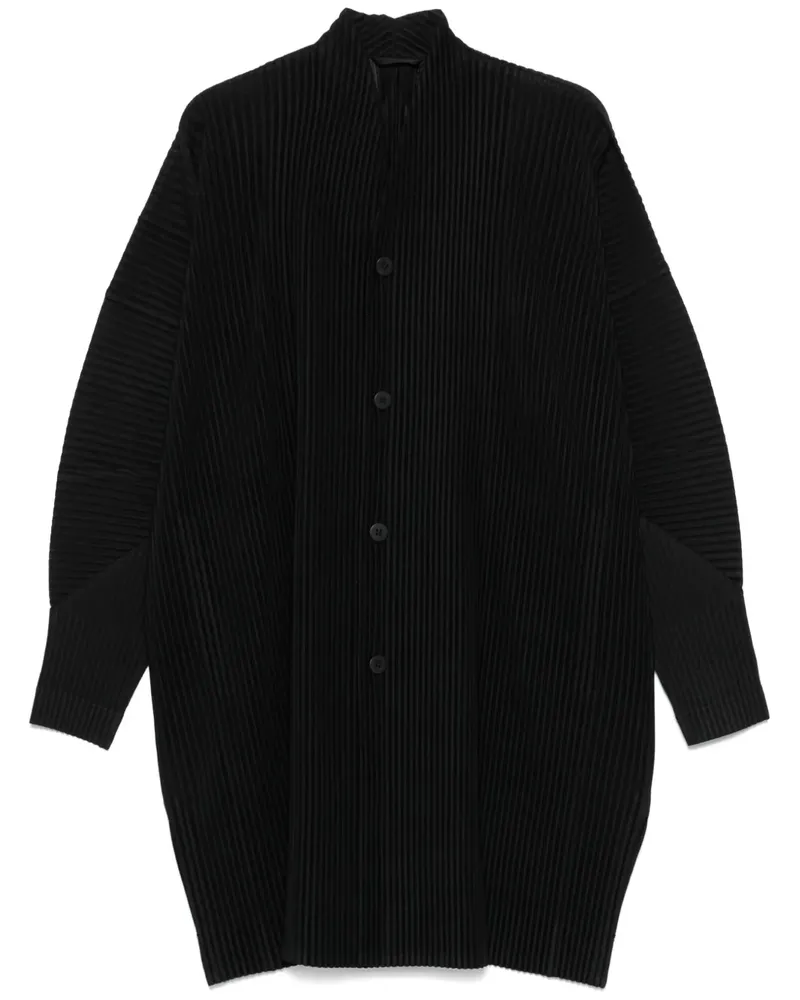 Issey Miyake MC February Mantel - Schwarz Schwarz