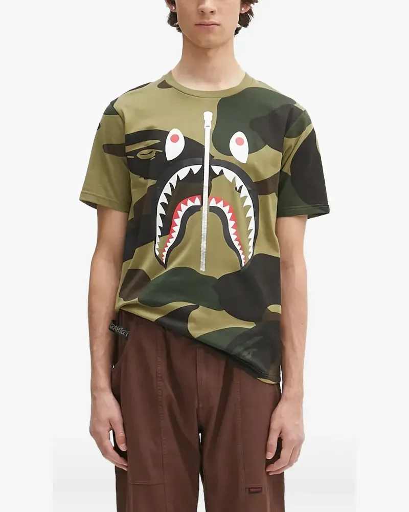 BAPE 1st Camo Shark T-Shirt - Grün Grün