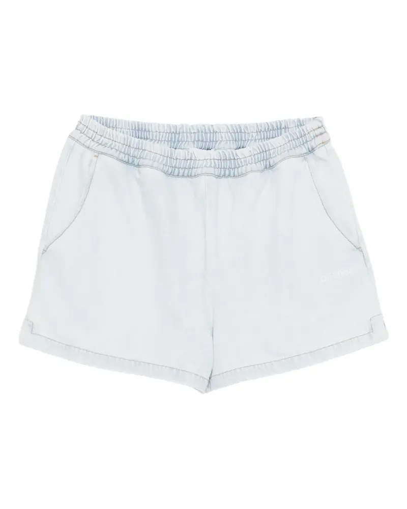 OFF-WHITE Jeans-Shorts mit Logo-Print - Blau Blau