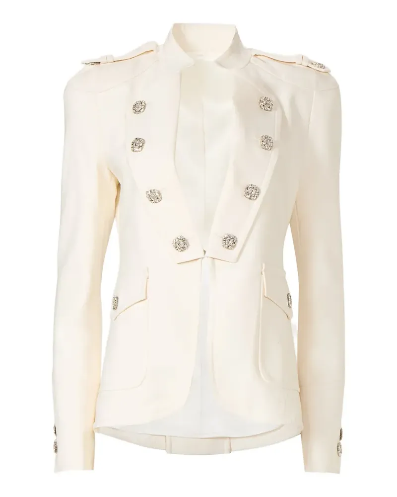 COSTARELLOS Elen Blazer mit Kristallknöpfen - Nude Nude