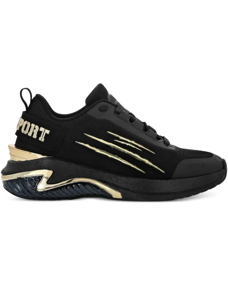 Philipp Plein Speed-X Mesh-Sneakers - Schwarz Schwarz