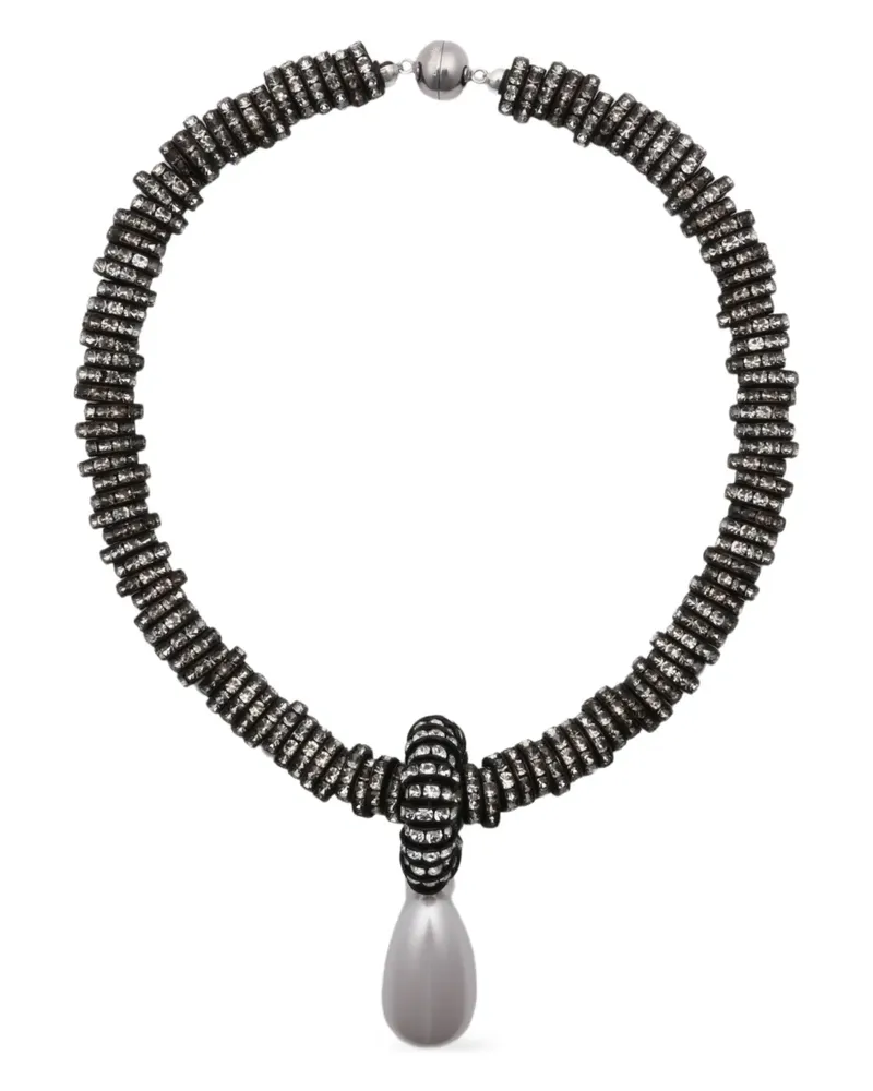 JULIETTA Halskette mit Perlen - Schwarz Schwarz