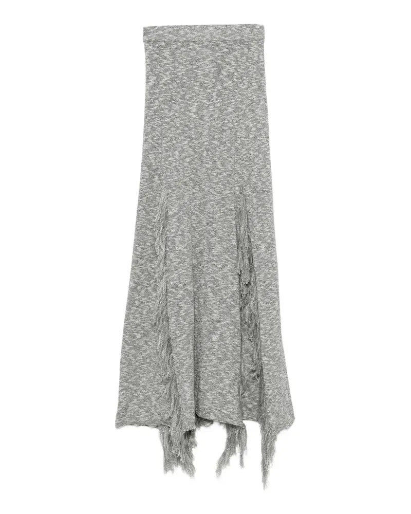 MRZ fringed skirt - Grau Grau