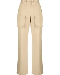 Ermanno Scervino Cargohose mit hohem Bund Nude