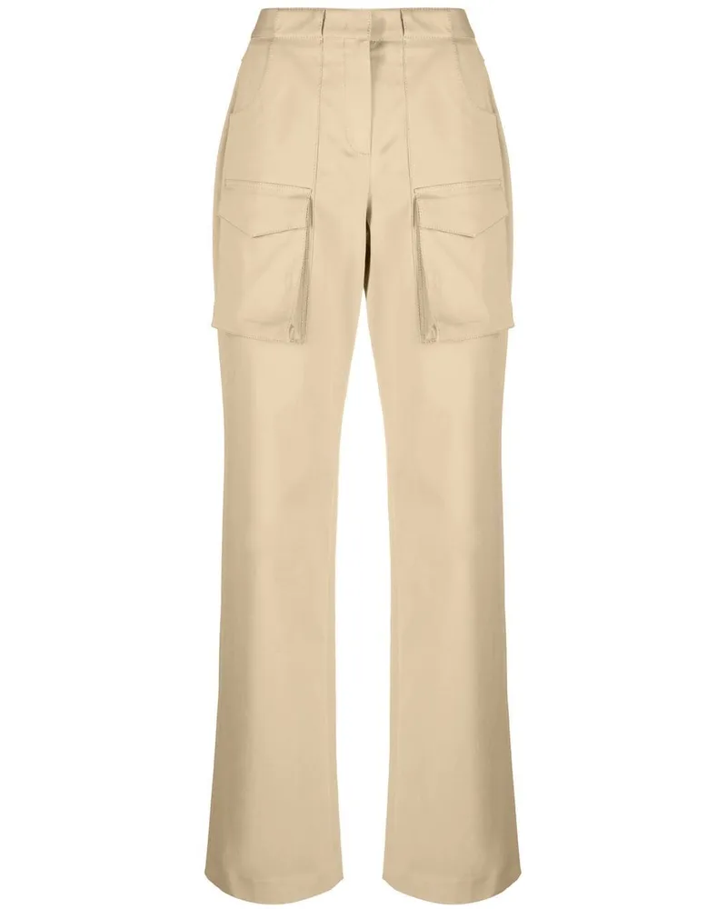 Ermanno Scervino Cargohose mit hohem Bund - Nude Nude